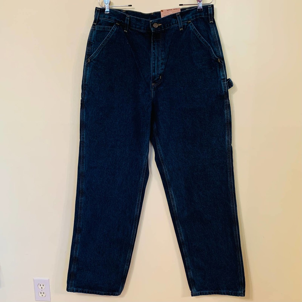 Carhartt Mens 34x32 Loose Original Fit Work Jeans